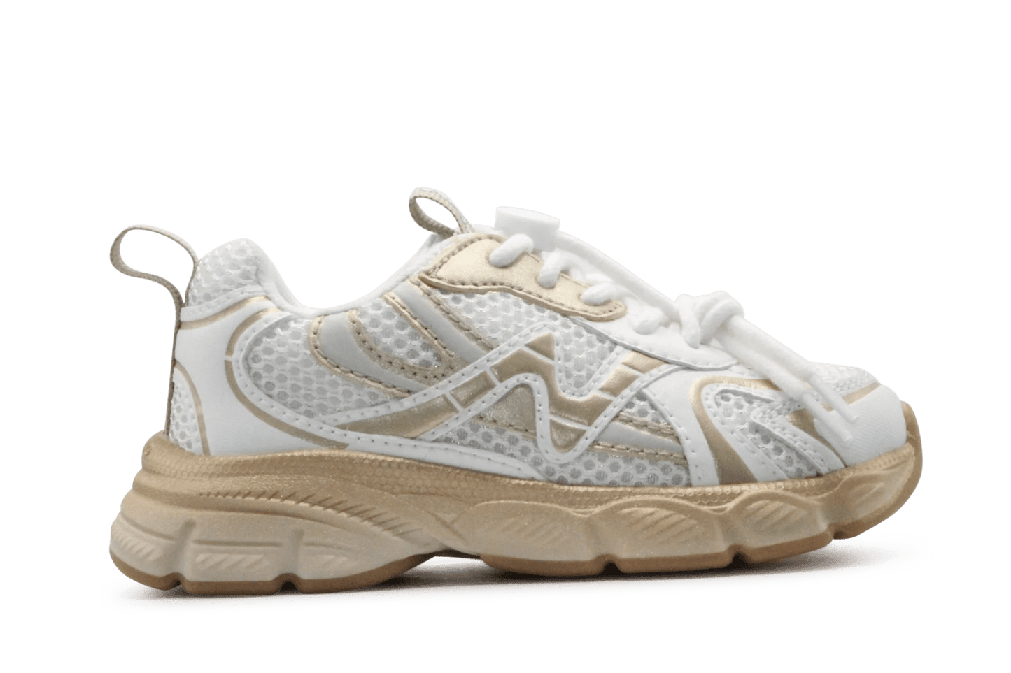 Naturino Wave Meisjes Sneaker - Goud - hatshoe