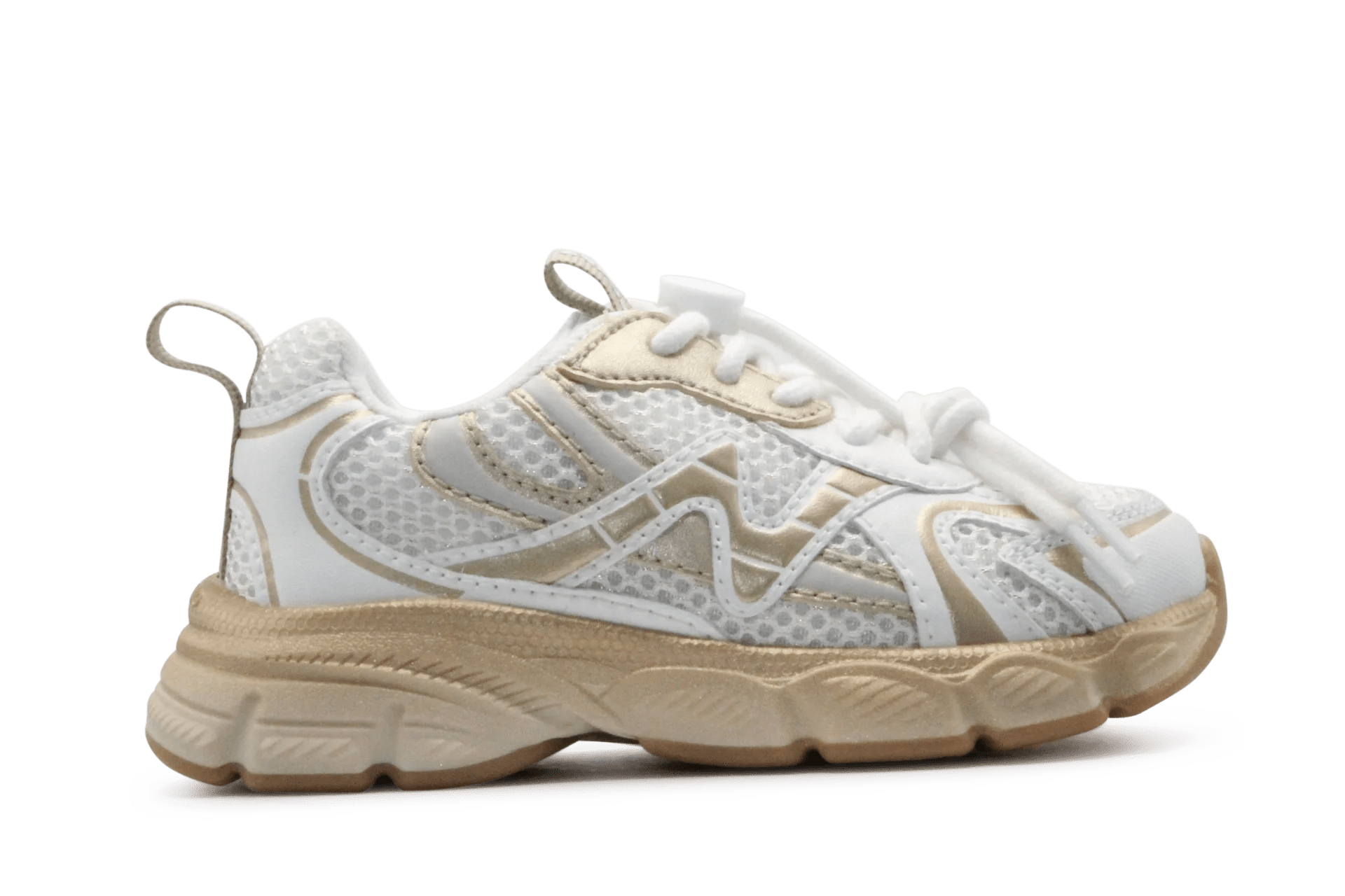 Naturino Wave Meisjes Sneaker - Goud - hatshoe