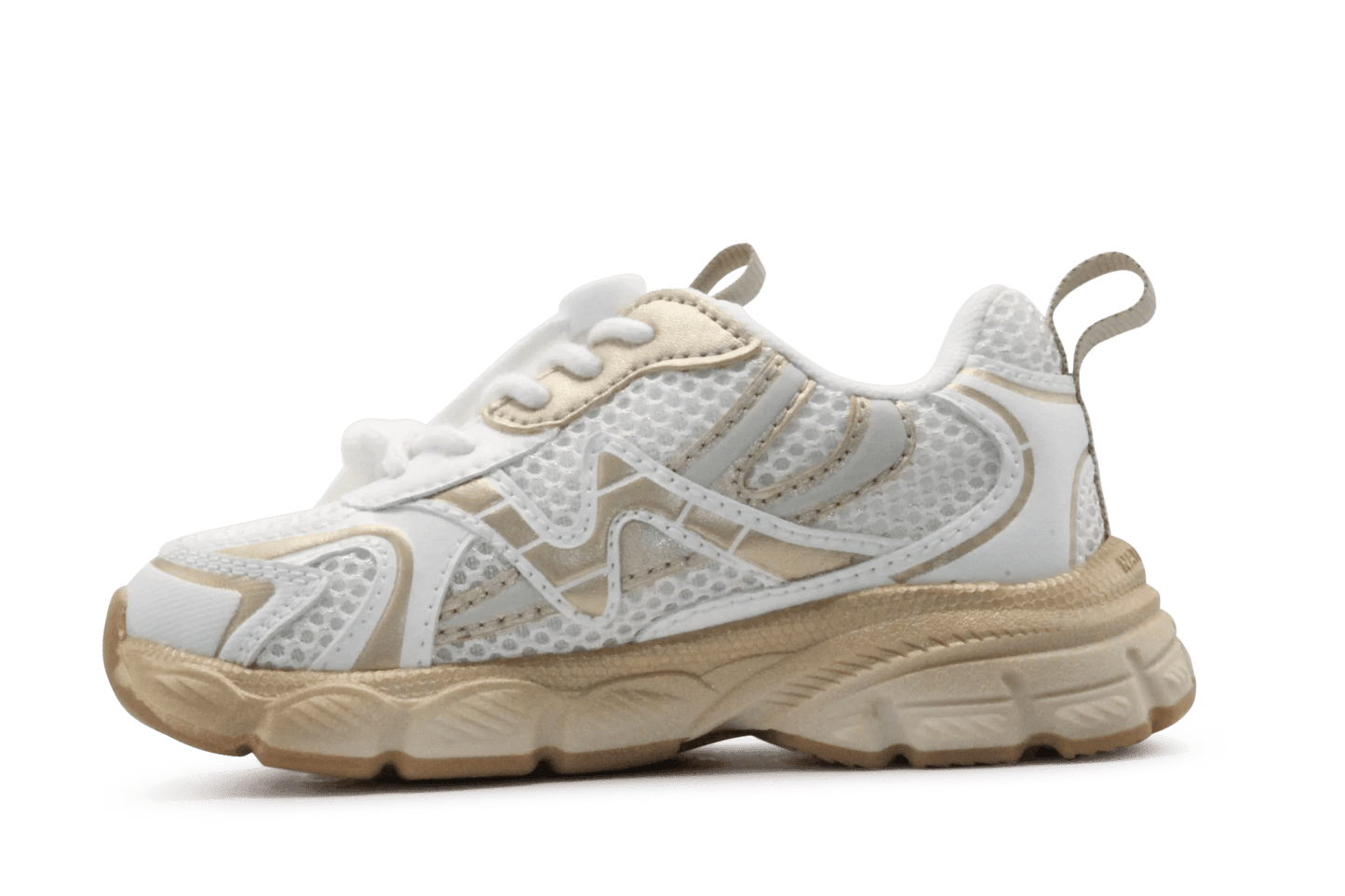 Naturino Wave Meisjes Sneaker - Goud - hatshoe