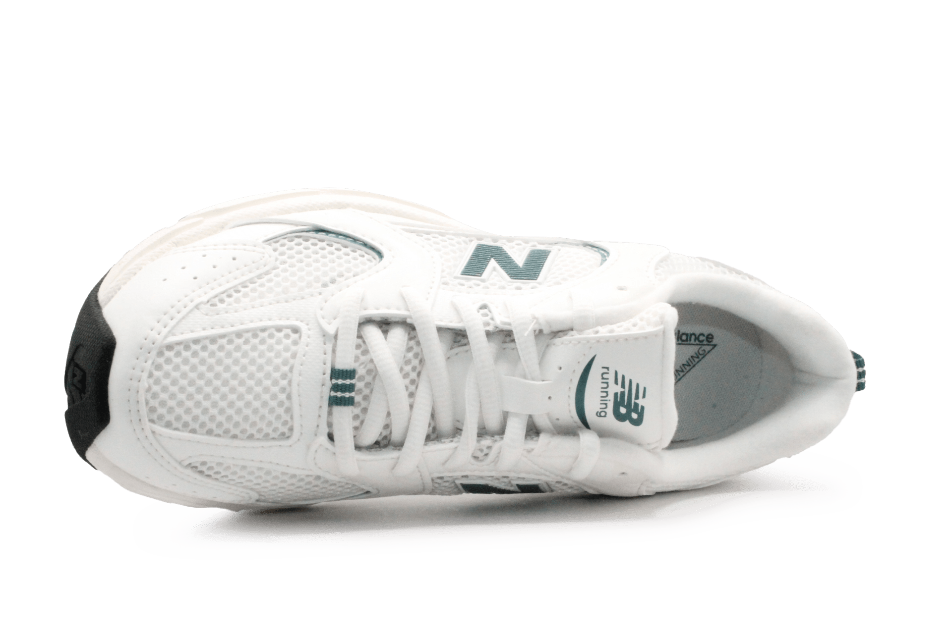 New Balance 530 Sneaker Elastiek - Wit Groen - hatshoe