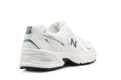 New Balance 530 Sneaker Elastiek - Wit Groen - hatshoe