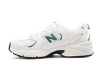 New Balance 530 Sneaker Elastiek - Wit Groen - hatshoe