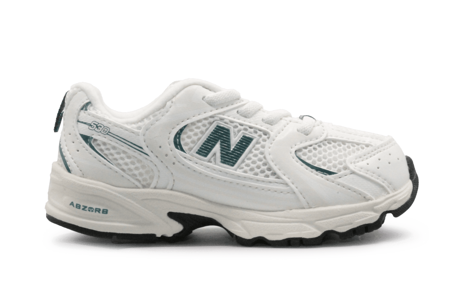New Balance 530 Sneaker Veter - Wit Groen - hatshoe
