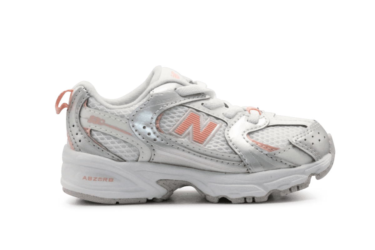 New Balance - Sneaker 530 Silver Metallic Pink Toddler - hatshoe