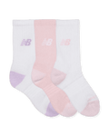 New Balance - Sokken Youth Active Crew Socks 3 - Roze - hatshoe