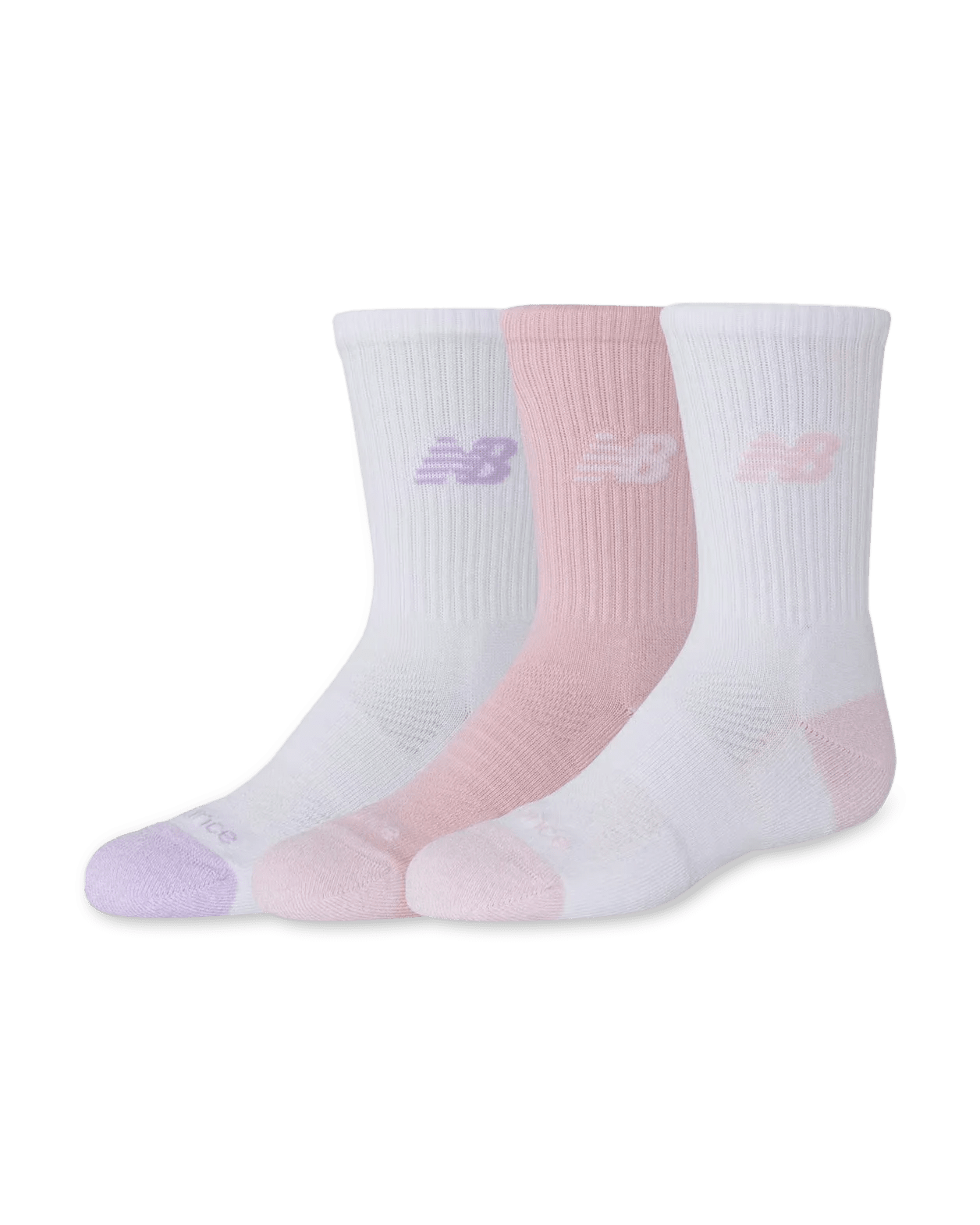 New Balance - Sokken Youth Active Crew Socks 3 - Roze - hatshoe