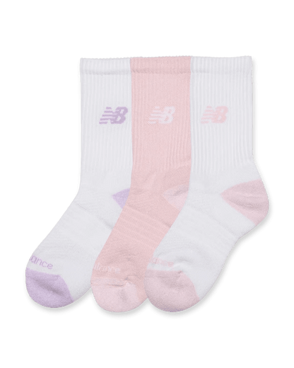 New Balance - Sokken Youth Active Crew Socks 3 - Roze - hatshoe