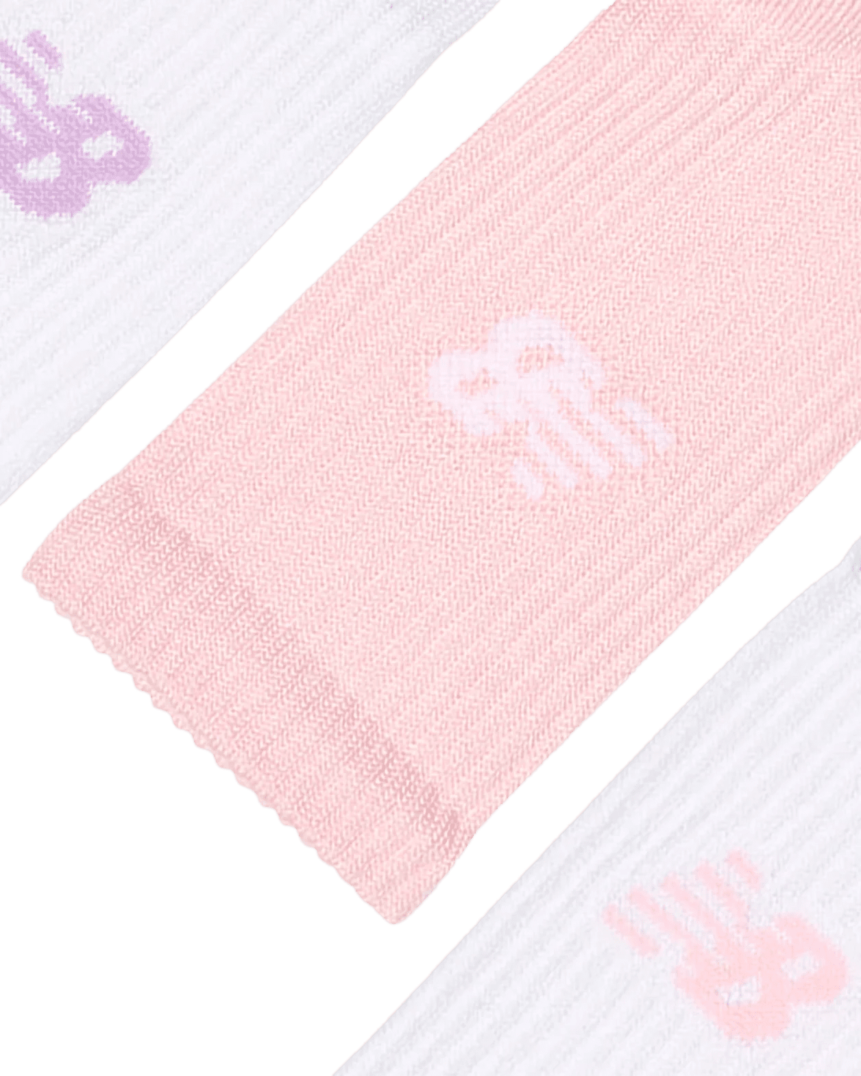 New Balance - Sokken Youth Active Crew Socks 3 - Roze - hatshoe