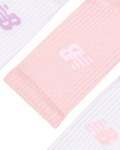 New Balance - Sokken Youth Active Crew Socks 3 - Roze - hatshoe