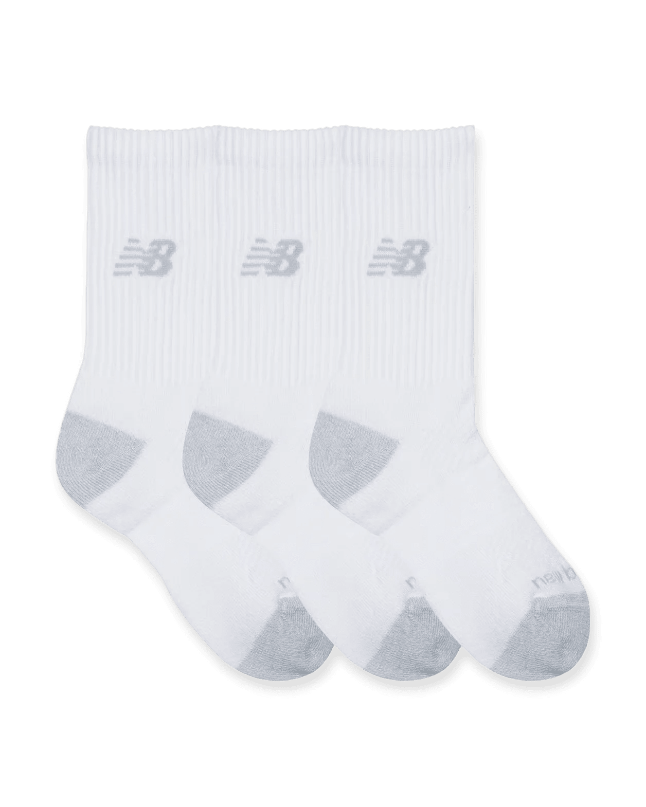 New Balance - Sokken Youth Active Crew Socks 3 - Wit - hatshoe