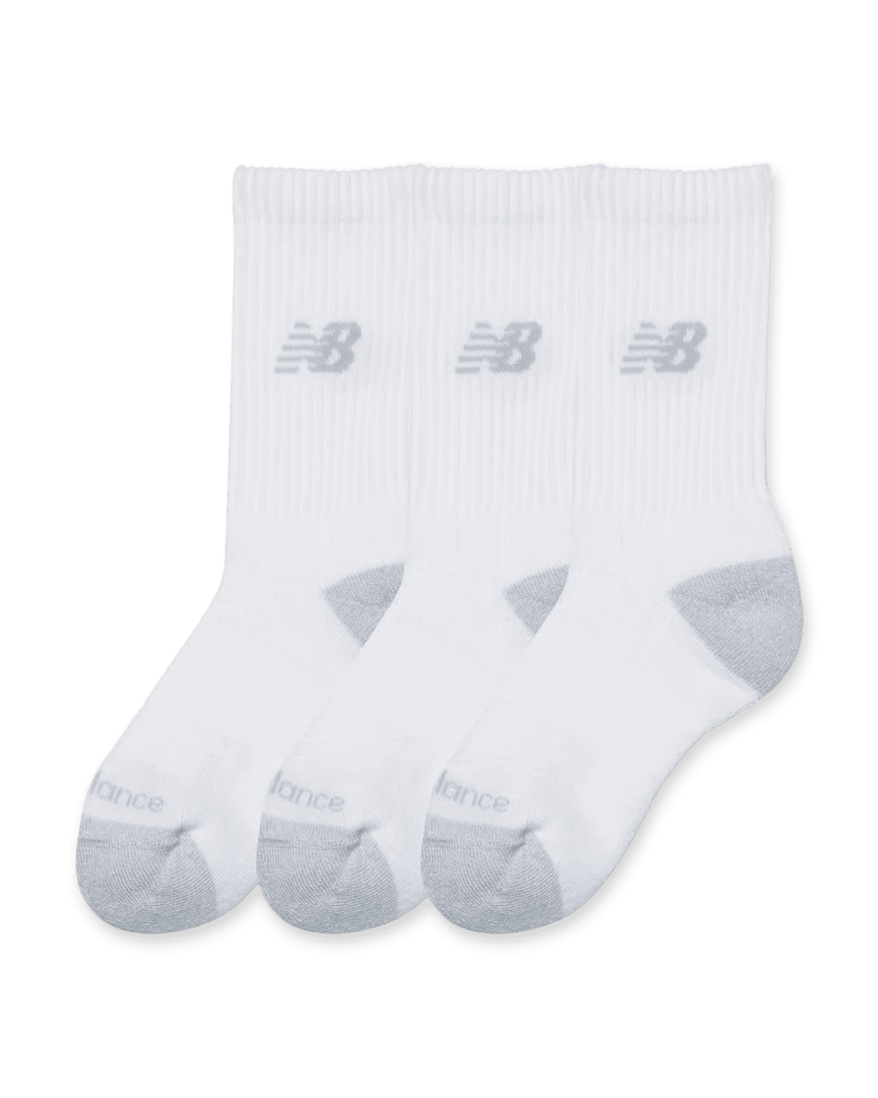 New Balance - Sokken Youth Active Crew Socks 3 - Wit - hatshoe