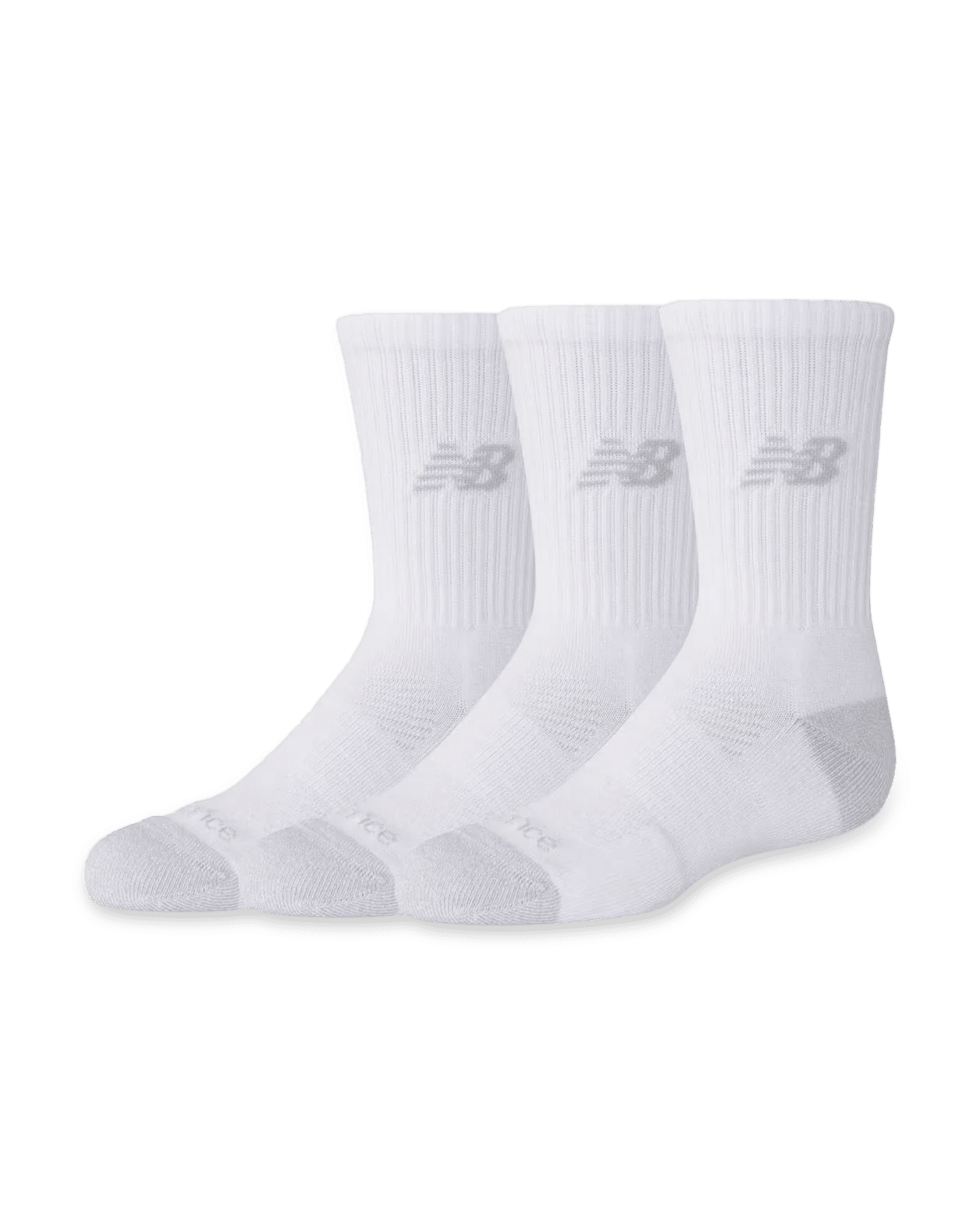 New Balance - Sokken Youth Active Crew Socks 3 - Wit - hatshoe