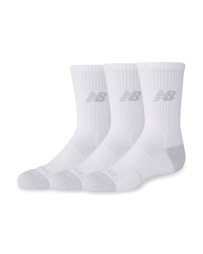 New Balance - Sokken Youth Active Crew Socks 3 - Wit