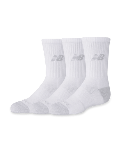 New Balance - Sokken Youth Active Crew Socks 3 - Wit - hatshoe