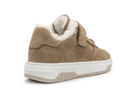 Nubikk Klittenband Schoen Basket Teddy Jr - Beige - hatshoe