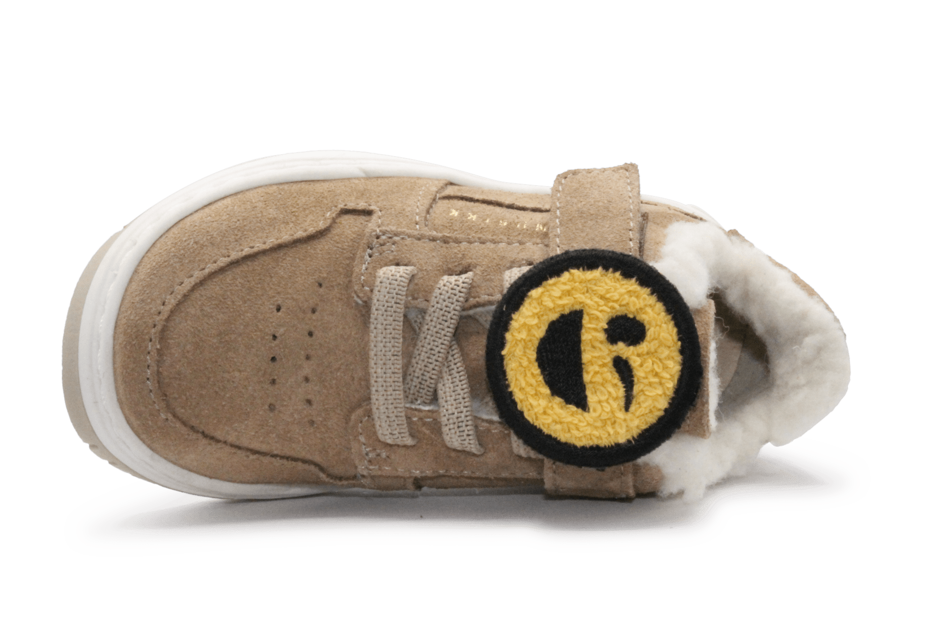 Nubikk Klittenband Schoen Basket Teddy Jr - Beige