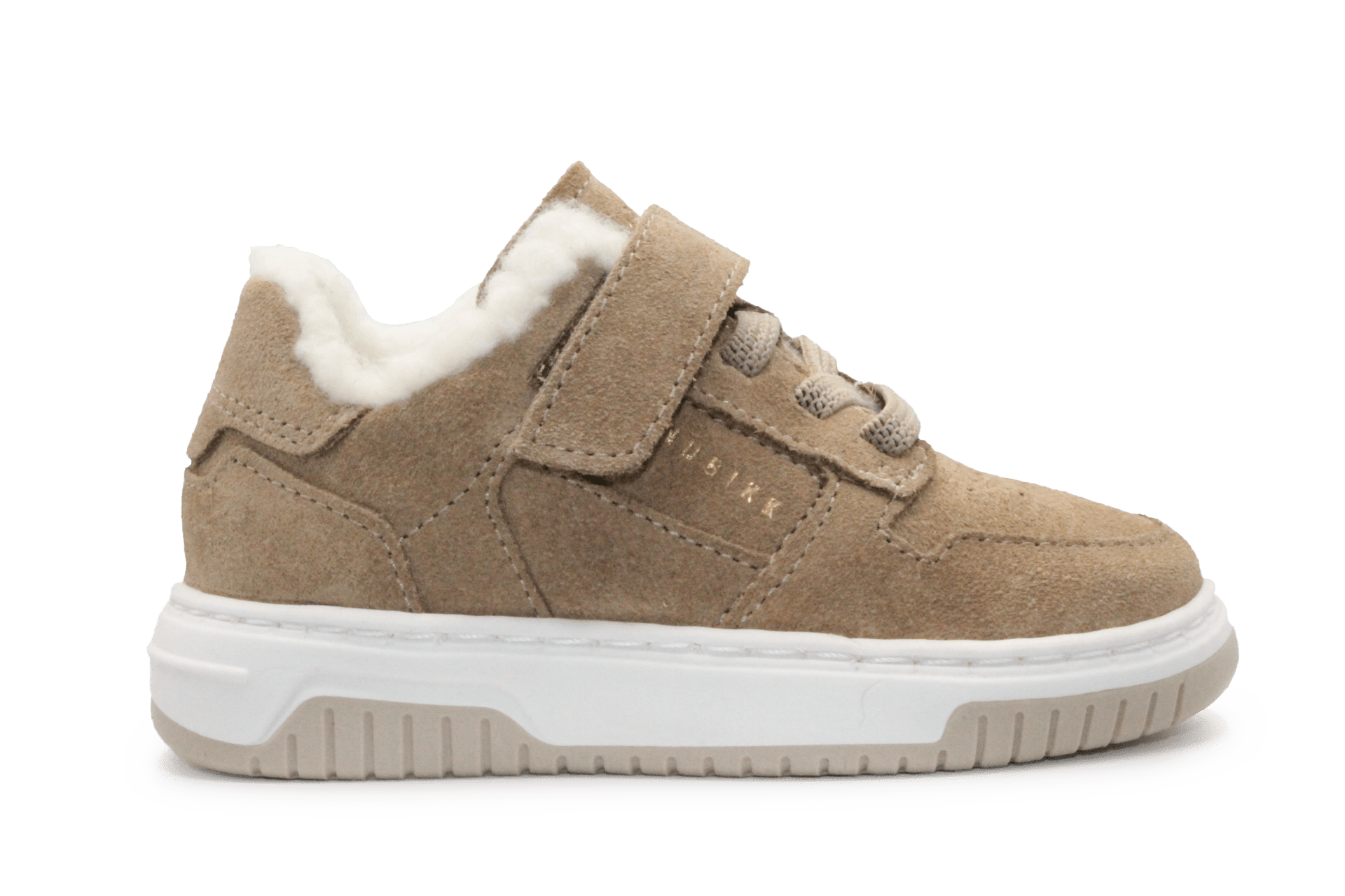 Nubikk Klittenband Schoen Basket Teddy Jr - Beige