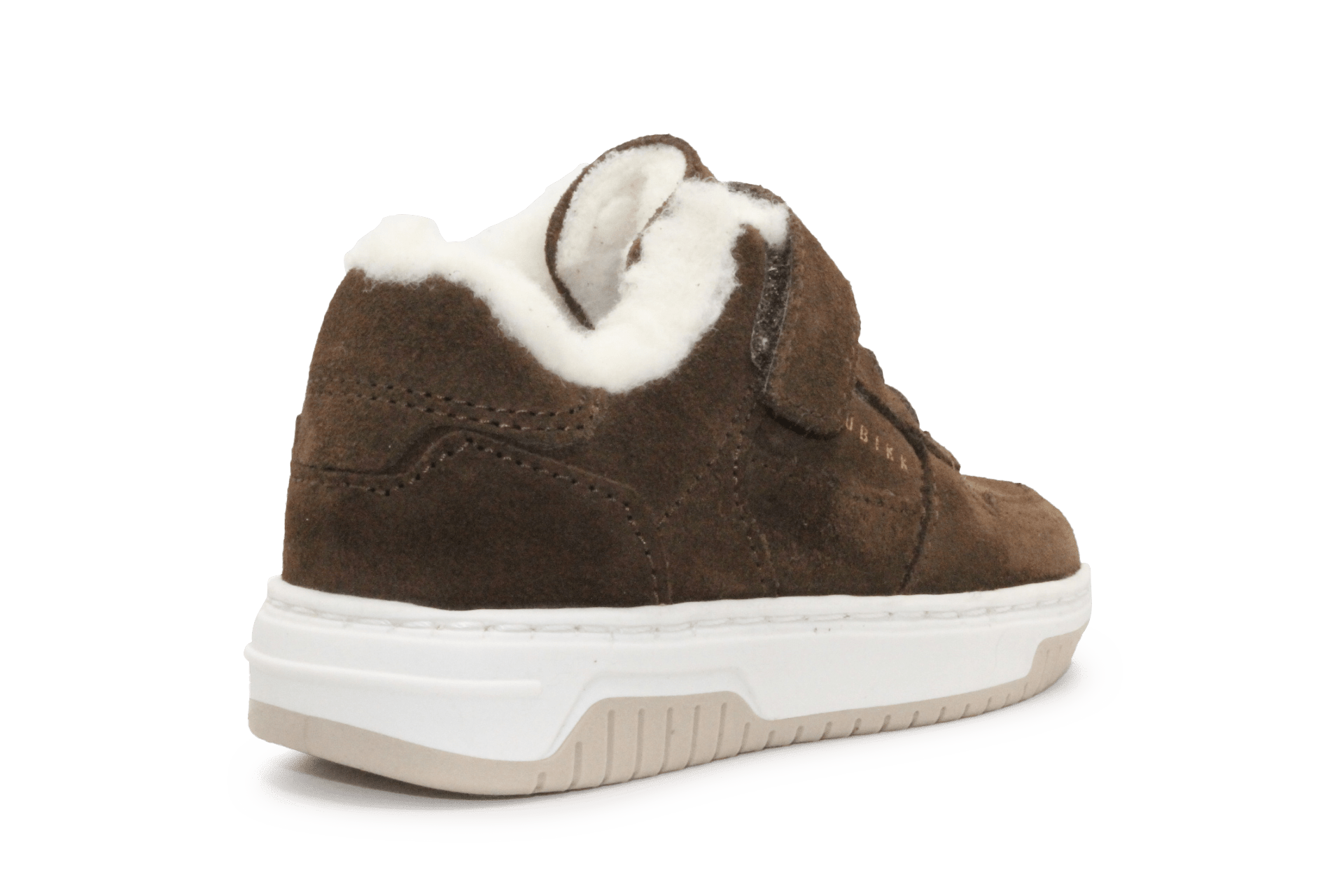 Nubikk Klittenband Schoen Basket Teddy Jr - Donkerbruin