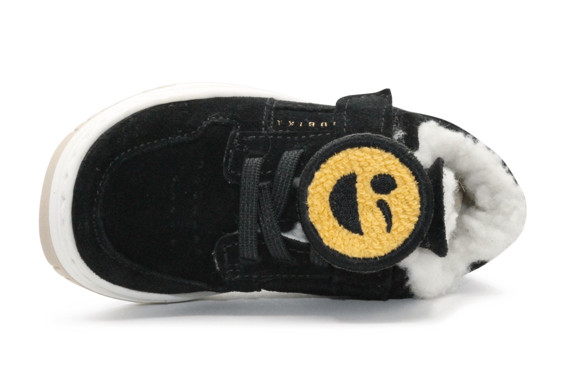 Nubikk Klittenband Schoen Basket Teddy Jr - Zwart
