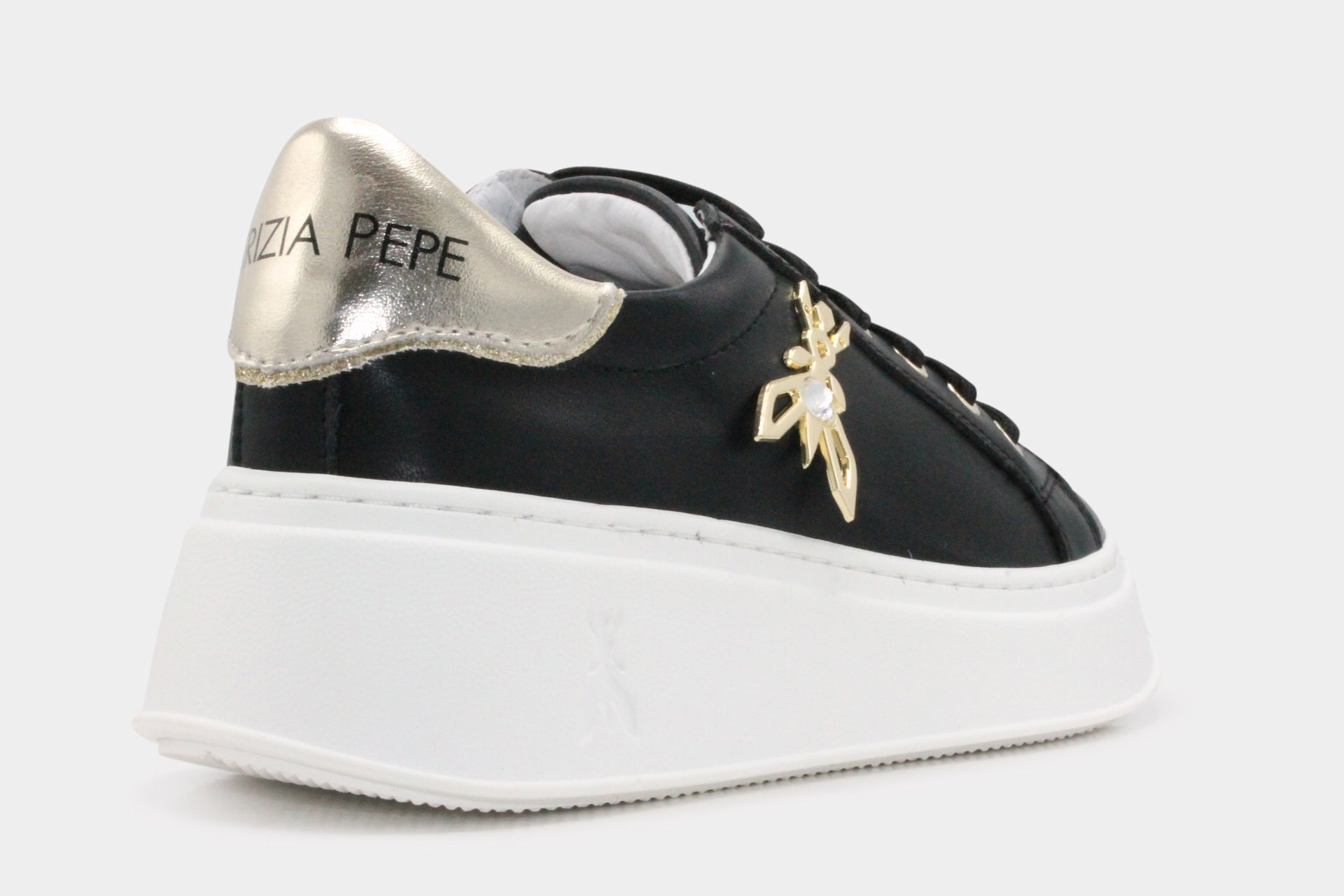 Patrizia Pepe Veterschoen PJ303 - Zwart