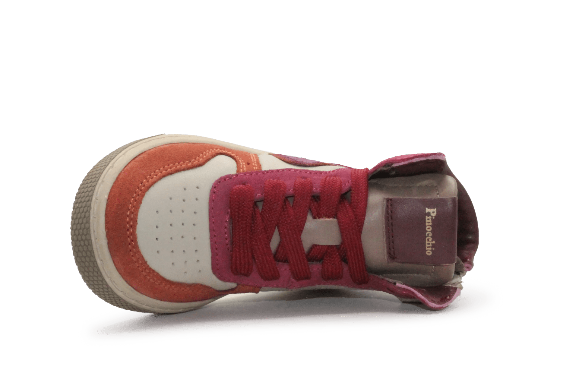Pinocchio Meisjes Sneaker P1301 - Roze Oranje - hatshoe
