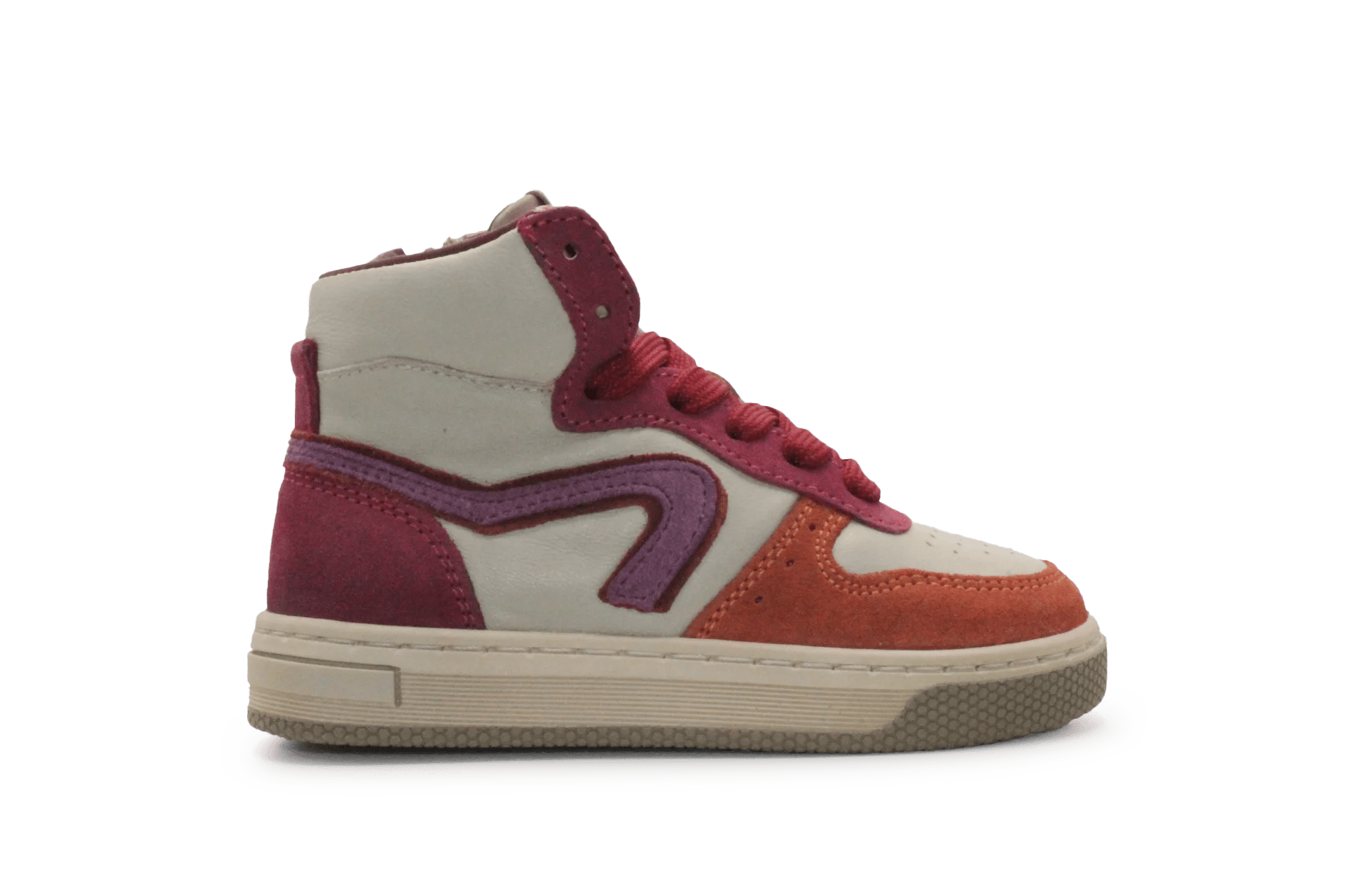 Pinocchio Meisjes Sneaker P1301 - Roze Oranje - hatshoe