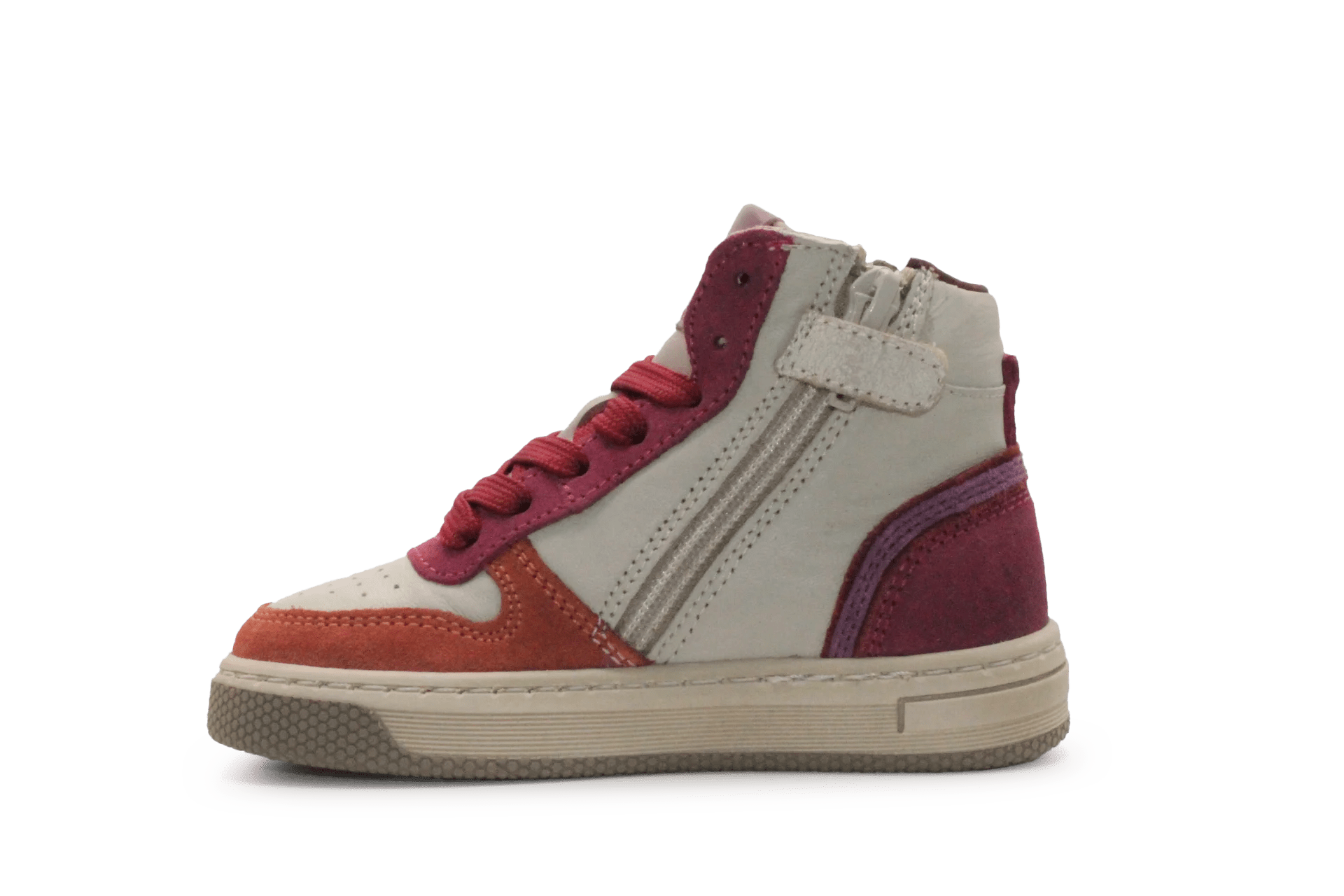 Pinocchio Meisjes Sneaker P1301 - Roze Oranje - hatshoe