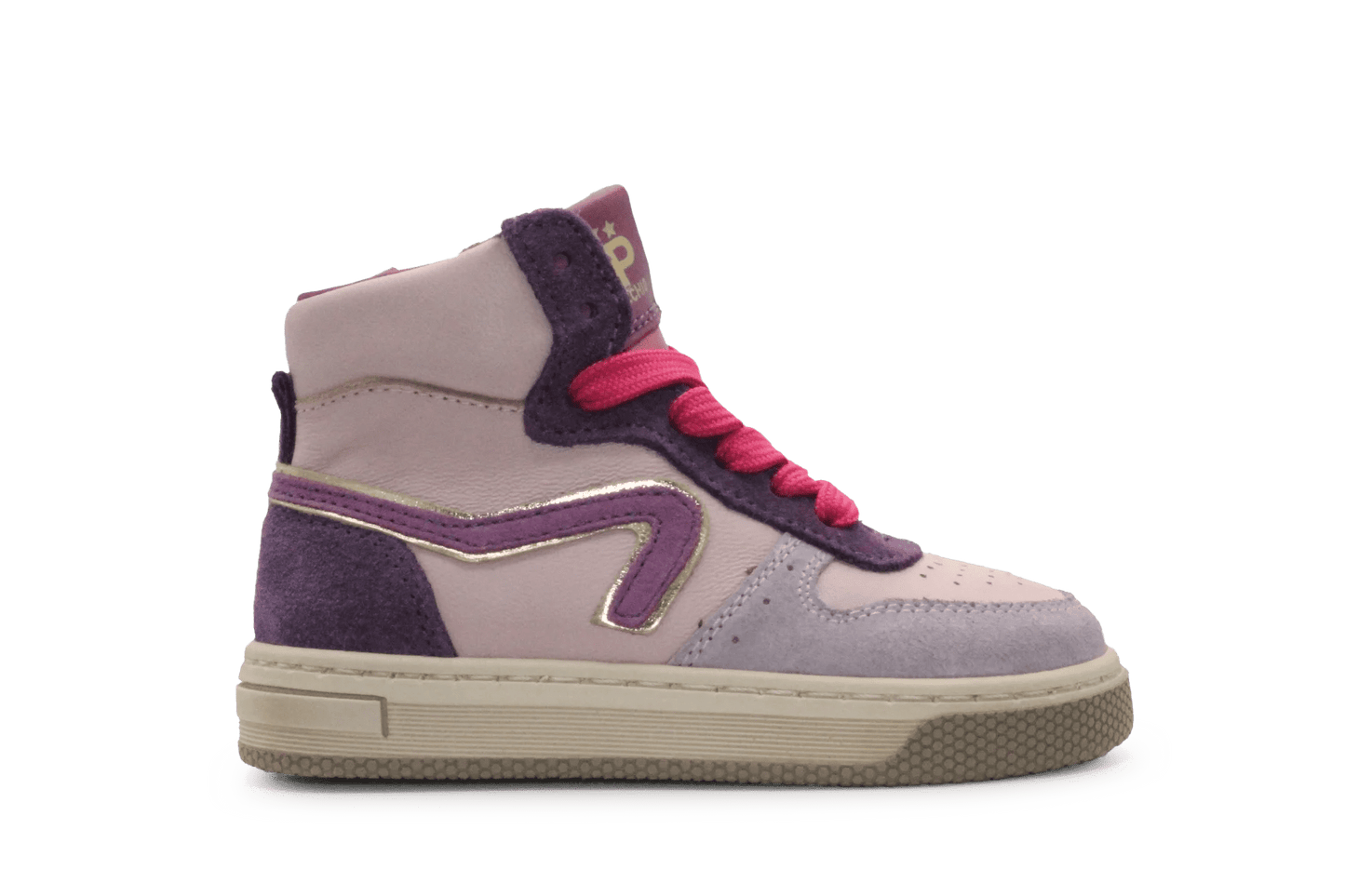 Pinocchio Meisjes Sneaker P1301 - Roze Paars - hatshoe