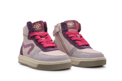 Pinocchio Meisjes Sneaker P1301 - Roze Paars - hatshoe