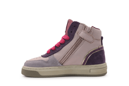 Pinocchio Meisjes Sneaker P1301 - Roze Paars - hatshoe