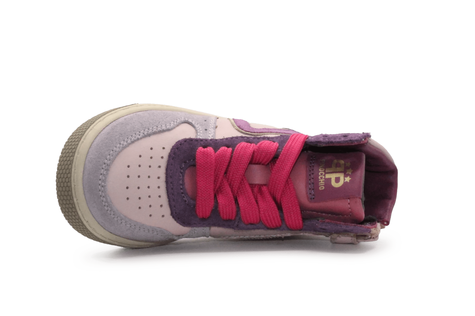 Pinocchio Meisjes Sneaker P1301 - Roze Paars - hatshoe