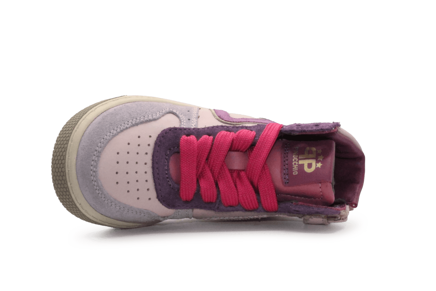 Pinocchio Meisjes Sneaker P1301 - Roze Paars - hatshoe