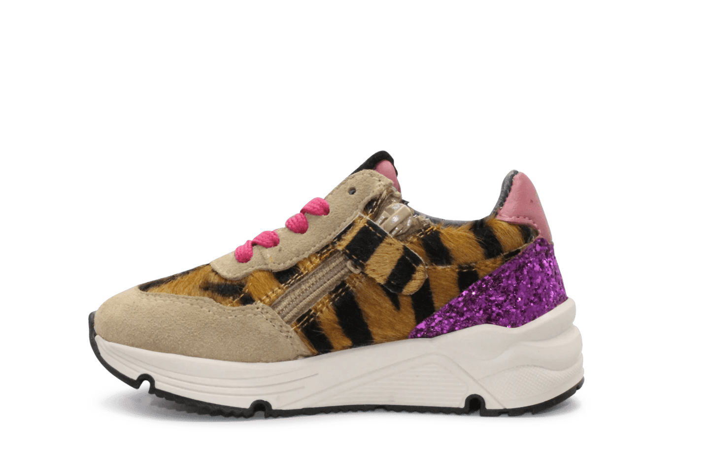 Pinocchio Meisjes Sneaker P1896 - Panter - hatshoe