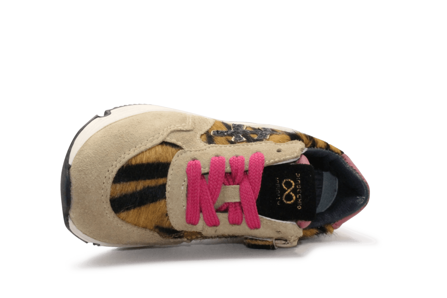 Pinocchio Meisjes Sneaker P1896 - Panter - hatshoe