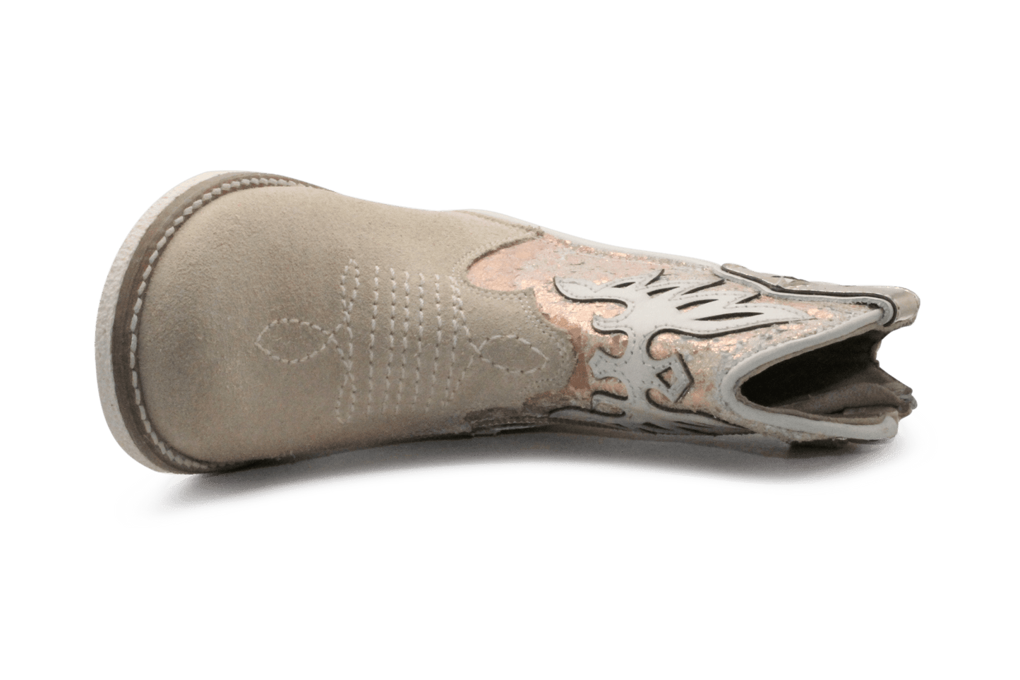 Pinocchio Meisjes Western Laarsje 1524 - Beige - hatshoe