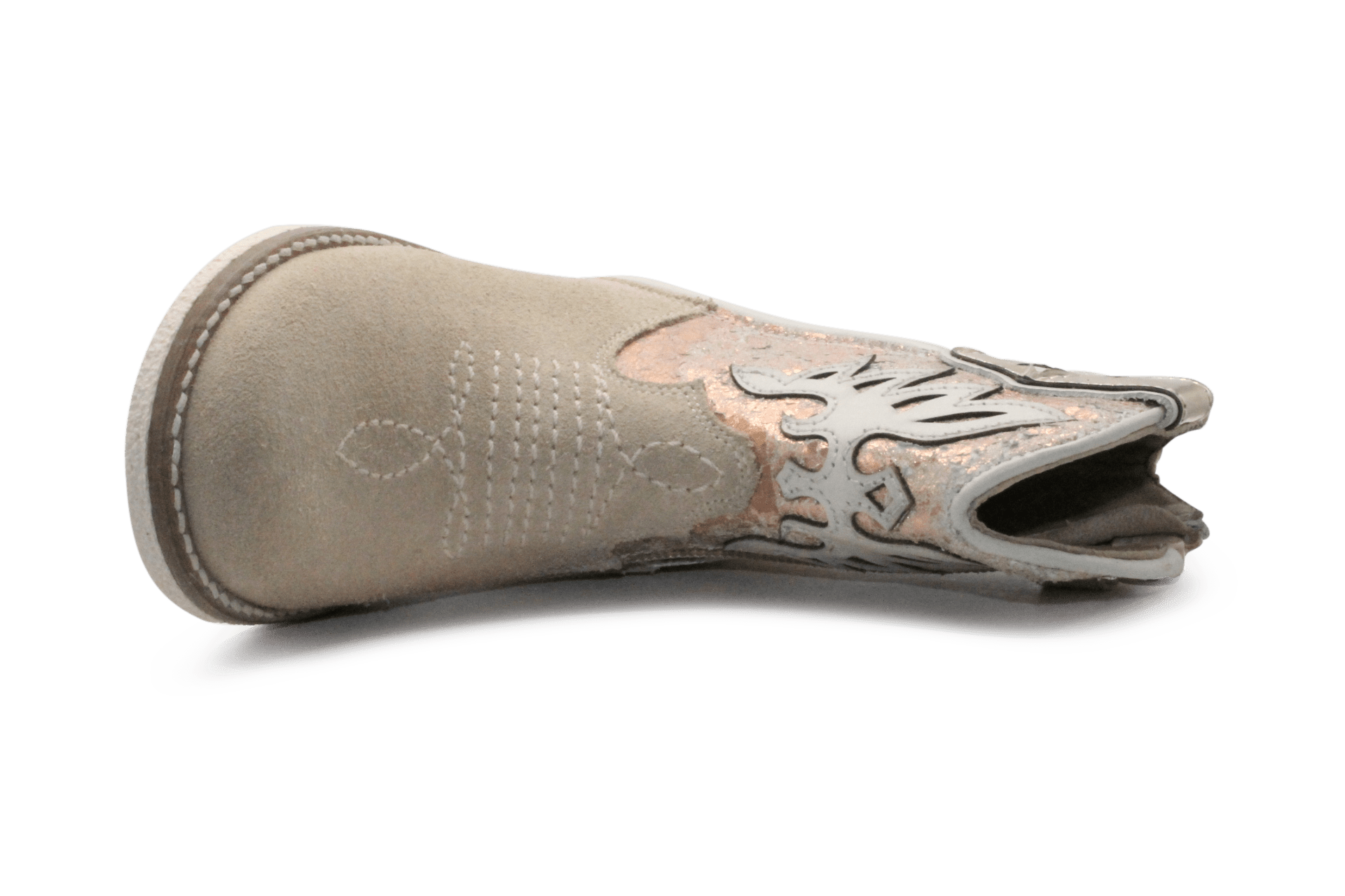 Pinocchio Meisjes Western Laarsje 1524 - Beige - hatshoe