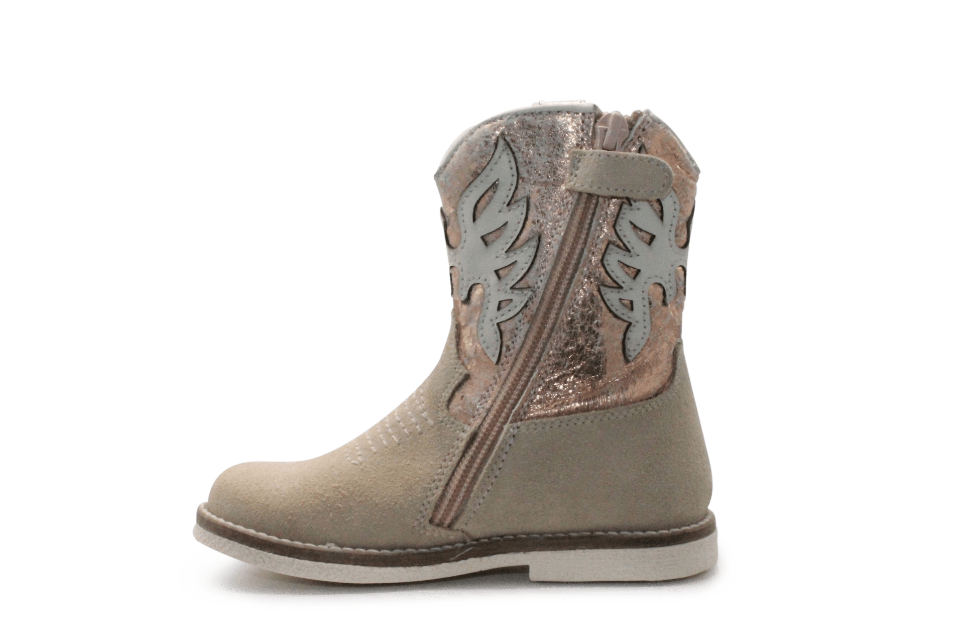 Pinocchio Meisjes Western Laarsje 1524 - Beige - hatshoe