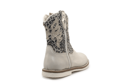 Pinocchio Meisjes Western Laarsje 1524 - Panter Platina - hatshoe