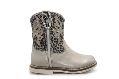 Pinocchio Meisjes Western Laarsje 1524 - Panter Platina - hatshoe