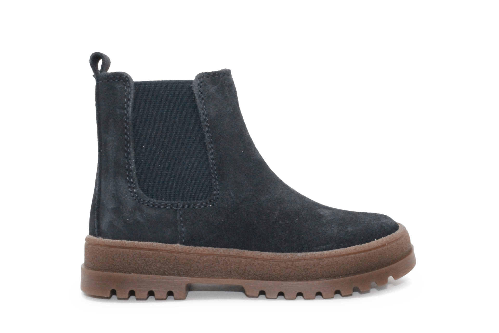 Pinocchio P1159 Kinder Chelsea Boots Blauw Suède Enkellaarsjes - hatshoe
