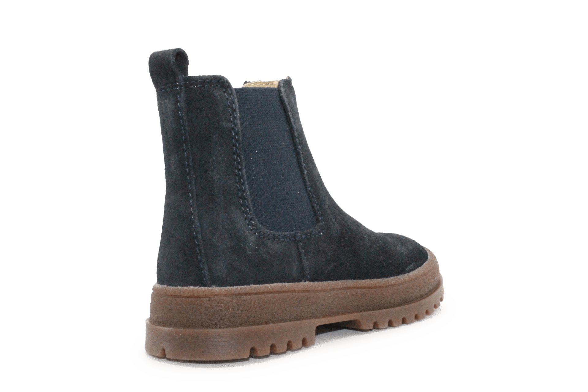 Pinocchio P1159 Kinder Chelsea Boots Blauw Suède Enkellaarsjes - hatshoe