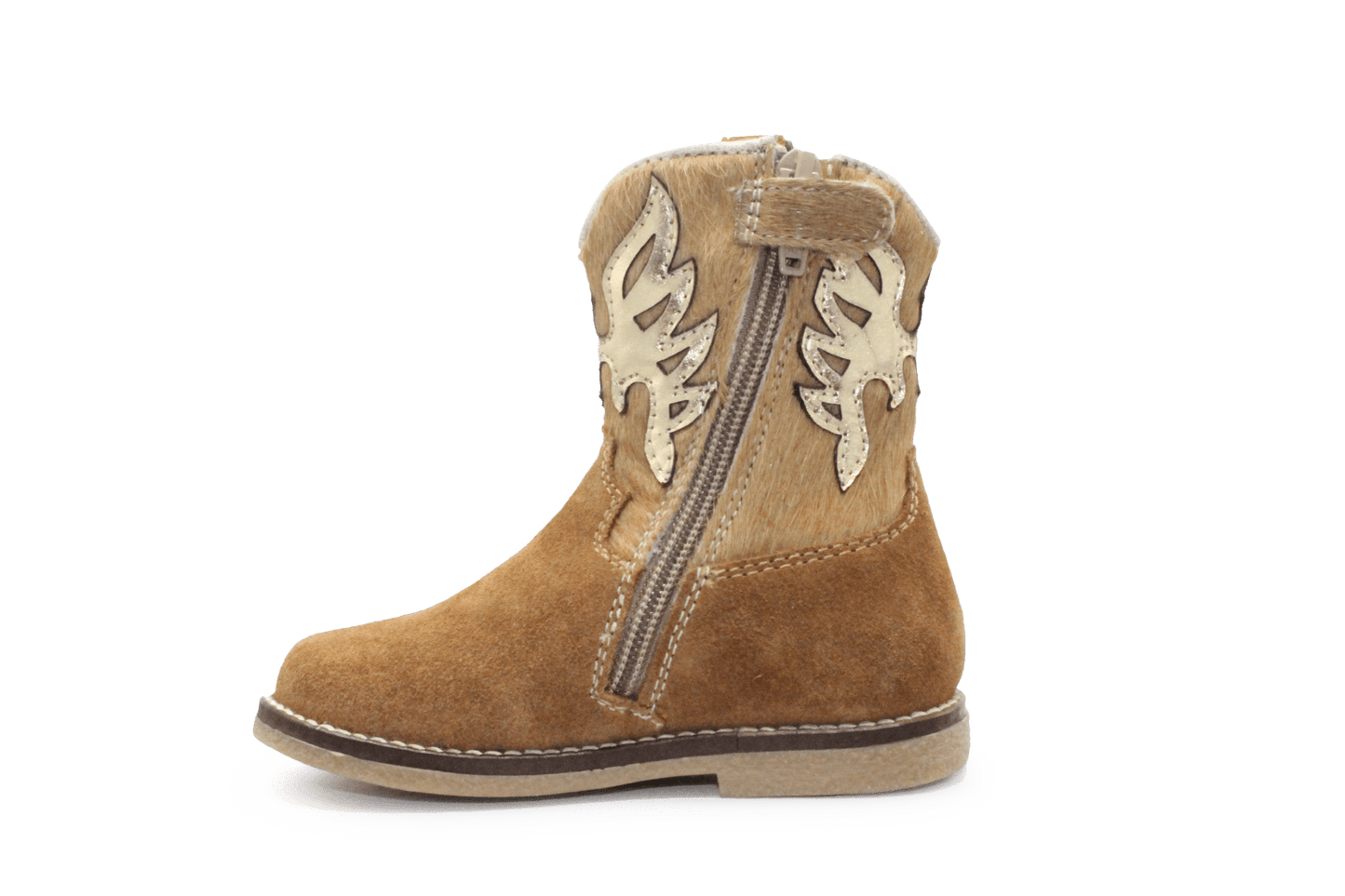 Pinocchio P1700 Western Laarsje Bruin Suède – Meisjes - hatshoe