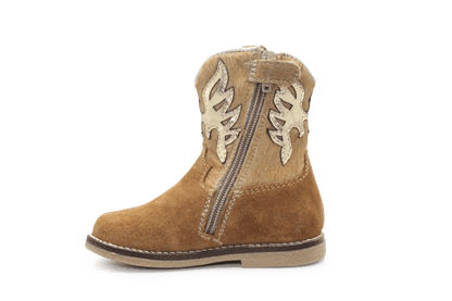 Pinocchio P1700 Western Laarsje Bruin Suède – Meisjes - hatshoe