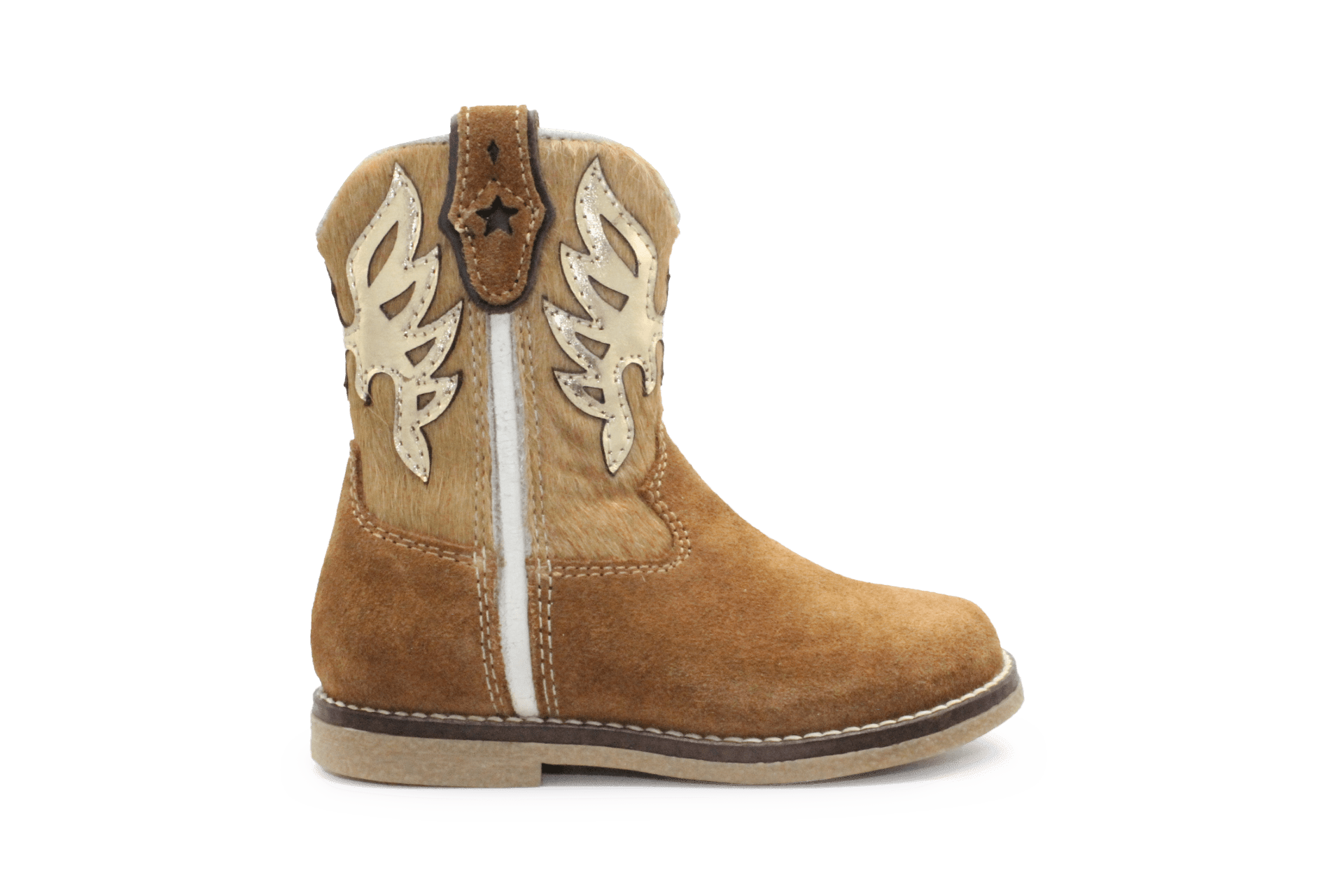 Pinocchio P1700 Western Laarsje Bruin Suède – Meisjes