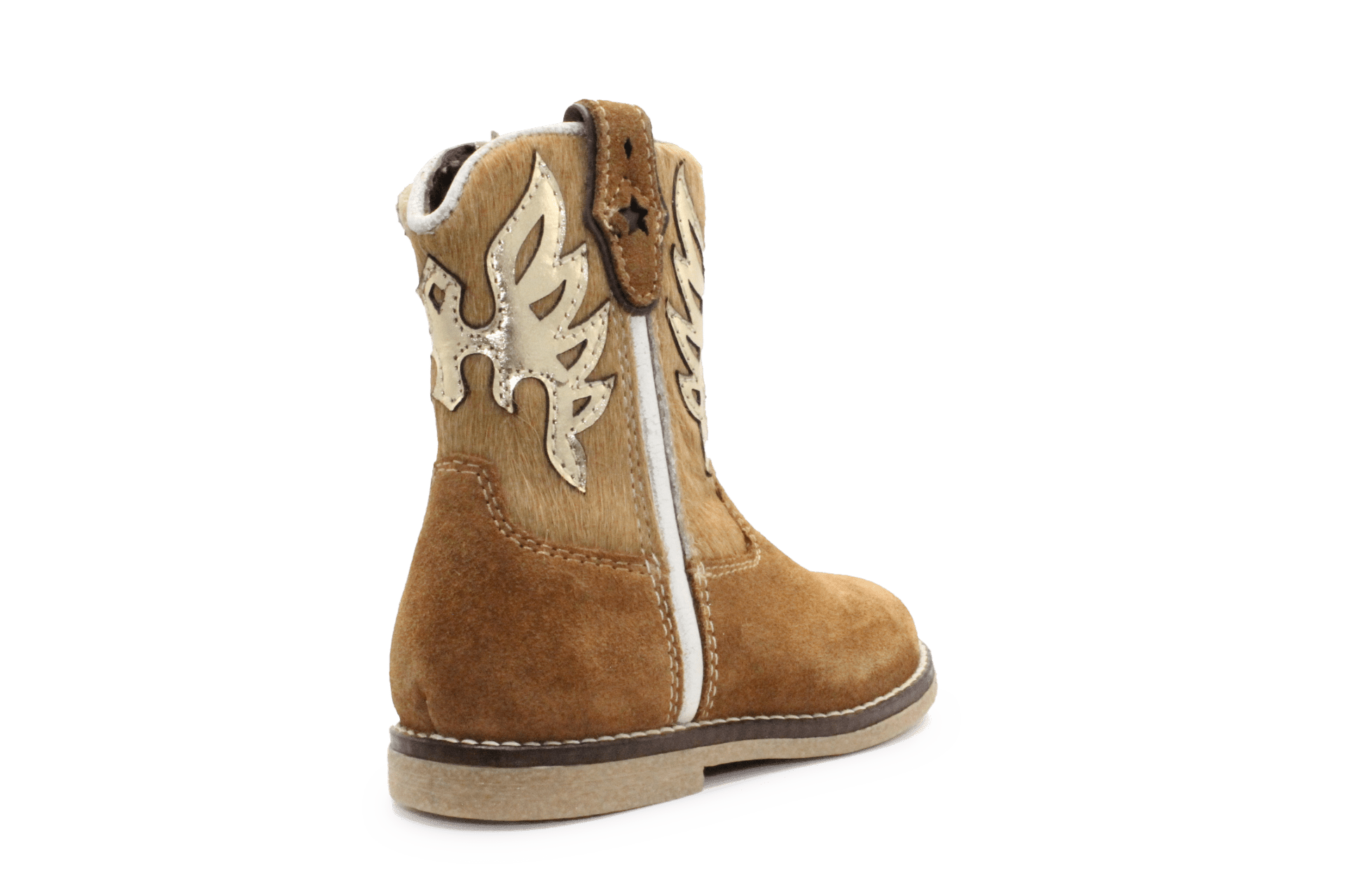 Pinocchio P1700 Western Laarsje Bruin Suède – Meisjes