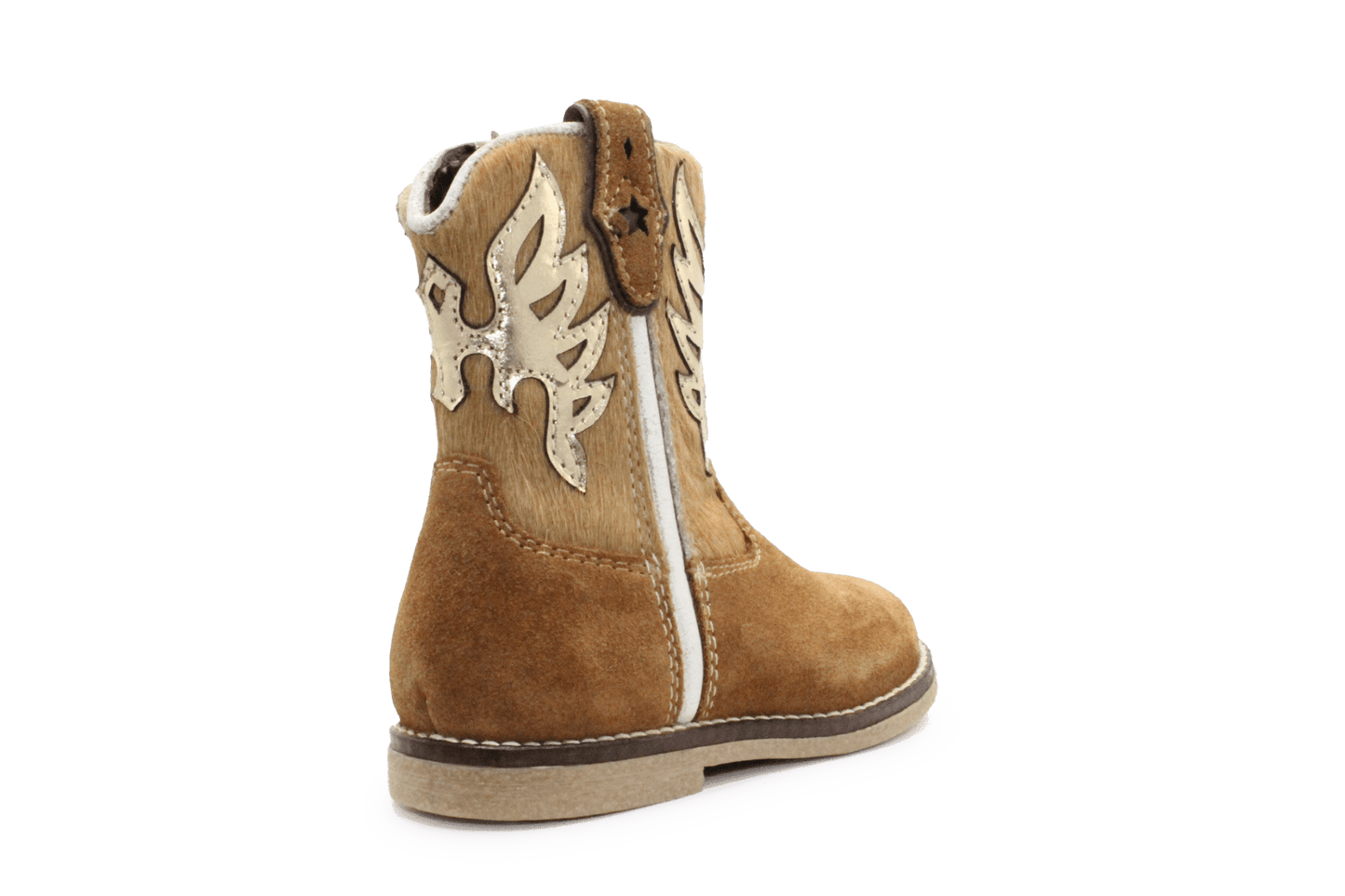 Pinocchio P1700 Western Laarsje Bruin Suède – Meisjes - hatshoe