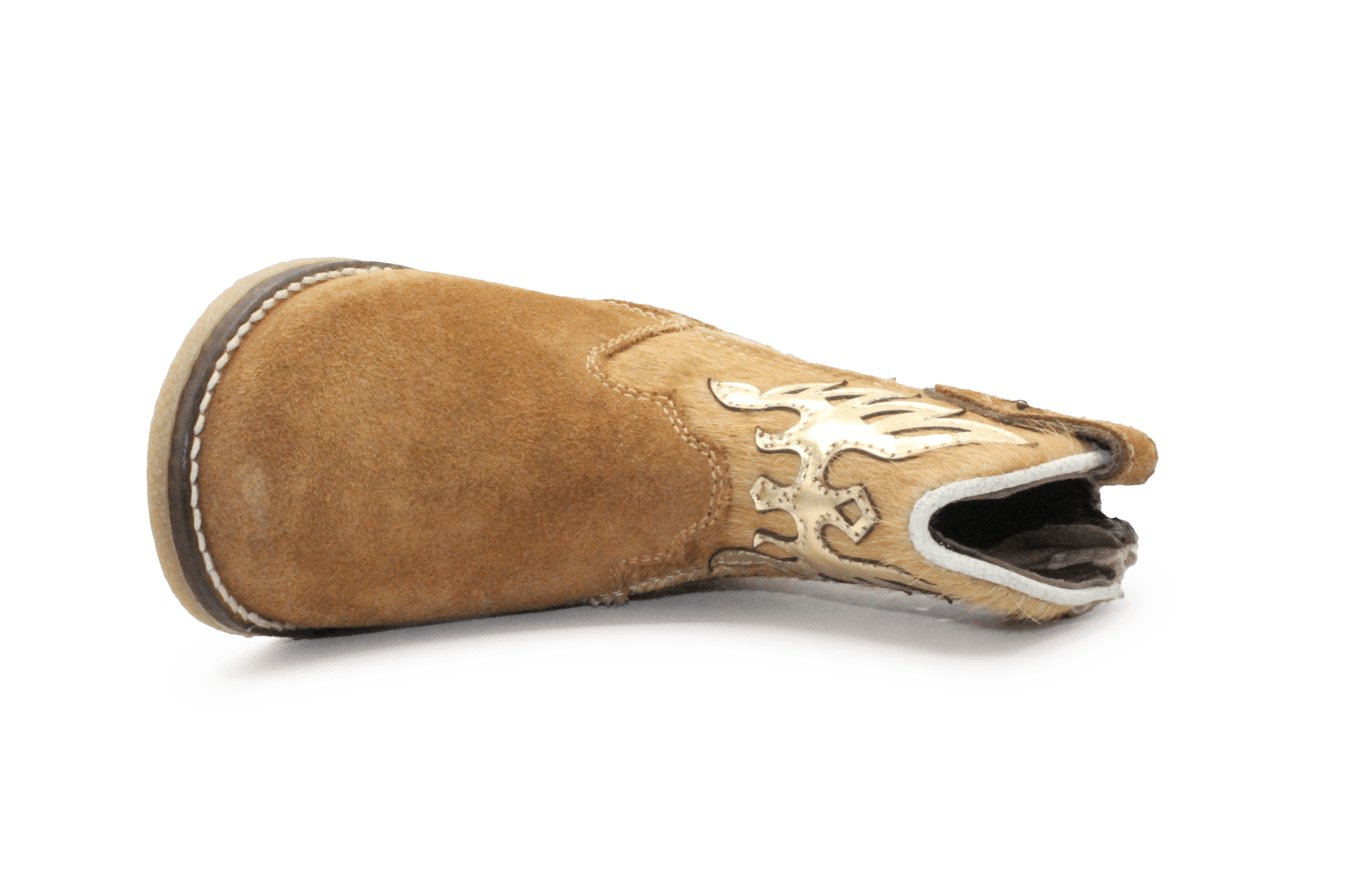 Pinocchio P1700 Western Laarsje Bruin Suède – Meisjes