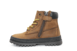 Pinocchio P1704 Jongens Boots Bruin Nubuck met Veters en Rits - hatshoe