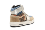 Pinocchio P1765 Sneaker Panterprint Multi Suède – Meisjes - hatshoe