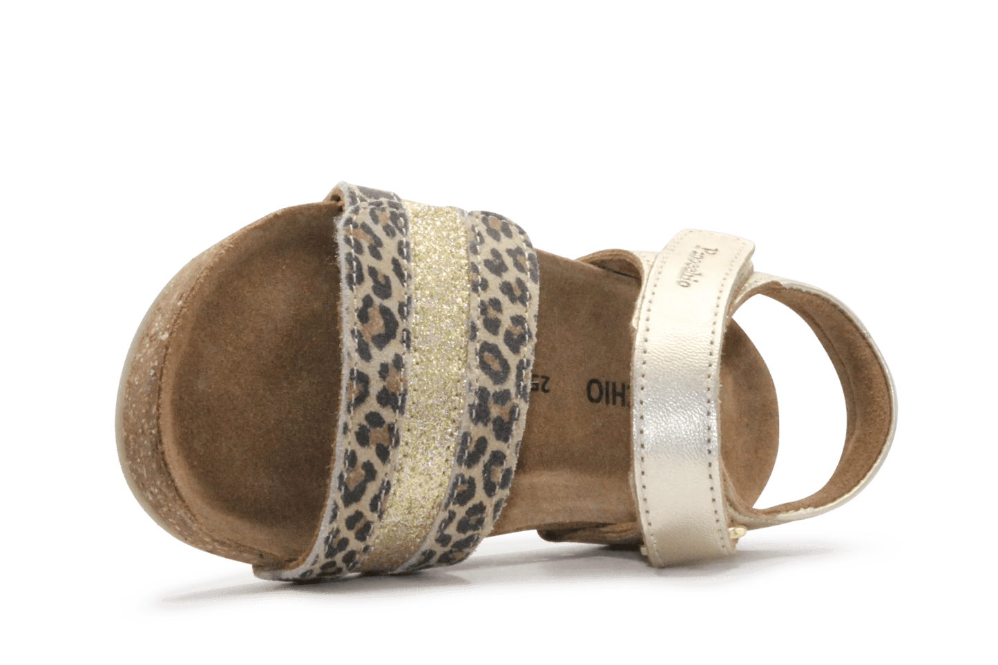 Pinocchio Sandaal P1913 - Panter goud - hatshoe